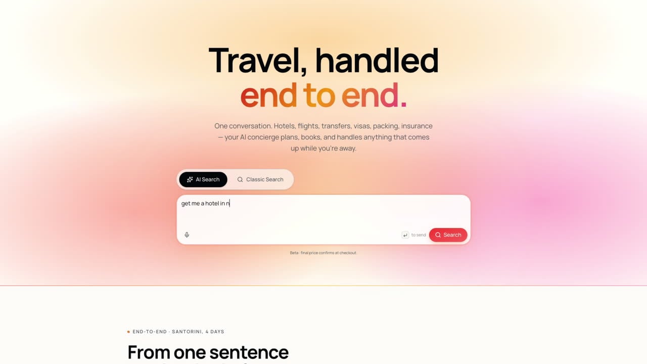 GetMyHotels booking flow demo